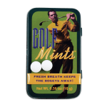 AmuseMints Sugar-Free Mints, Golf, 0.56 Oz, Pack Of 24