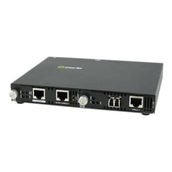 Perle SMI-100-S2LC80 - Fiber media converter - 100Mb LAN - 100Base-FX, 100Base-TX - RJ-45 / LC single-mode - up to 24.9 miles - 1550 nm