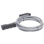 APC Cat5e CMR Data Distribution Cable - RJ-45 Female - RJ-45 Female - 27ft - Gray