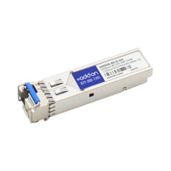 AddOn HP JD094B Compatible TAA Compliant 10GBase-BX SFP+ Transceiver (SMF, 1330nmTx/1270nmRx, 10km, LC, DOM) - 100% compatible and guaranteed to work