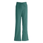 Medline ComfortEase Ladies Modern-Fit Cargo Scrub Pants, X-Large, Evergreen