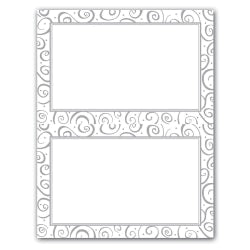 Gartner Studios 2-Up Invitations, 5 1/2in x 8 1/2in, Fiesta Border, Pack Of 24