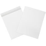 Partners Brand Self-Seal Stayflats Plus Express Pouch Mailers, 12 3/4in x 15in, White Pack of 25