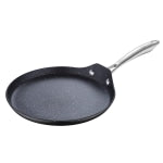 Masterpro Vital Aluminum Non-Stick Griddle Pan, 9-1/2in, Black