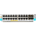 HPE 20-port 10/100/1000BASE-T PoE+ / 4-port 1G/10GbE SFP+ MACsec v3 zl2 Module - For Data Networking, Optical Network - 20 RJ-45 1000Base-T LAN