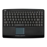 Adesso AKB-410UB SlimTouch USB Mini Keyboard With Built-In Touchpad, Black