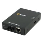 Perle S-1000-S2ST70 - Fiber media converter - GigE - 1000Base-ZX, 1000Base-T - RJ-45 / ST single-mode - up to 43.5 miles - 1550 nm