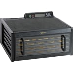 Excalibur Digital 5-Tray Food Dehydrator, 9-7/16inH x 17inW x 19inD, Black