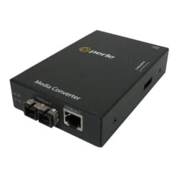 Perle S-1000-S2SC70 - Fiber media converter - GigE - 1000Base-ZX, 1000Base-T - RJ-45 / SC single-mode - up to 43.5 miles - 1550 nm