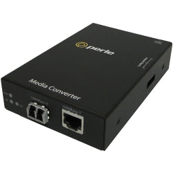 Perle S-1000-S2LC70 Gigabit Ethernet Stand-Alone Media Converter - 1 x Network (RJ-45) - 1 x LC Ports - DuplexLC Port - 1000Base-T, 1000Base-ZX - 43.50 Mile - Wall Mountable, Rack-mountable, External, Rail-mountable