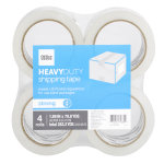 Office Depot Brand Heavy Duty Shipping Packing Tape, 1.89in x 70.8 Yd, Crystal Clear, Pack Of 4 Rolls