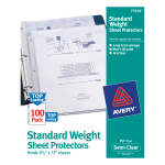 Avery Top-Loading Nonstick Sheet Protectors, Standard, Box Of 100