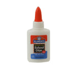 Elmers Washable School Glue - 1.25 oz - Fabric, Wood, Cardboard, Leather - 1 Each - White