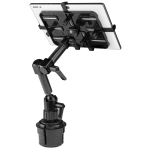 Mount-It! MI-7321 Carbon Fiber Cup Holder Tablet Mount, Black