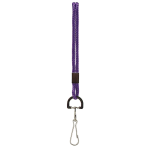 Baumgartens Lanyards, 38in, Purple, Pack Of 24