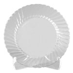 Classicware Clear Plastic Plates, 9in, Pack Of 180