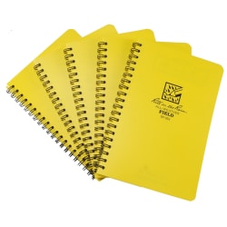 Sparco Wirebound Notebooks, 8in x 10 1/2in, College Ruled, 70 Sheets, Assorted Colors, Pack Of 3