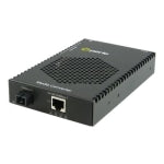 Perle S-1110PP-S1SC20U - Fiber media converter - GigE - 10Base-T, 100Base-TX, 1000Base-T, 1000Base-BX - SC single-mode / RJ-45 - up to 12.4 miles - 1310 (TX) / 1490 (RX) nm