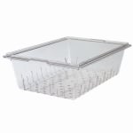 Cambro Camwear Colander, 6inH x 26inW x 18inD, Clear