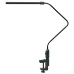 Realspace LED Gooseneck Lamp, Adjustable, 22-1/2inH, Black