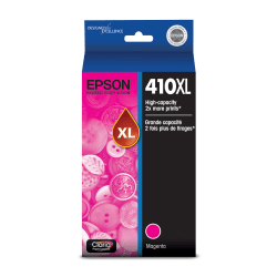 Epson 410XL Claria Premium High-Yield Magenta Ink Cartridge, T410XL320-S