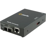 Perle S-110P-S2SC120 Media Converter - 1x PoE (RJ-45) Ports - 1 x SC Ports - 100Base-ZX, 10/100Base-TX - 74.56 Mile - Rail-mountable, Rack-mountable, Wall Mountable