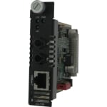 Perle C-100-S2ST120 - Fiber media converter - 100Mb LAN - 100Base-TX, 100Base-ZX - RJ-45 / ST single-mode - up to 74.6 miles - 1550 nm