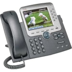 Cisco 7975G Unified IP Phone - 2 x RJ-45 10/100/1000Base-T , Mini-phone Headset - 8Phoneline(s)