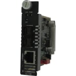 Perle CM-100-S2SC120 - Fiber media converter - 100Mb LAN - 100Base-TX, 100Base-ZX - RJ-45 / SC single-mode - up to 74.6 miles - 1550 nm