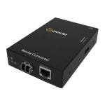 Perle S-100-S2LC120 - Fiber media converter - 100Mb LAN - 100Base-TX, 100Base-ZX - RJ-45 / LC single-mode - up to 74.6 miles - 1550 nm