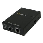 Perle S-110-S2LC120 - Fiber media converter - 100Mb LAN - 10Base-T, 100Base-TX, 100Base-ZX - RJ-45 / LC single-mode - up to 74.6 miles - 1550 nm