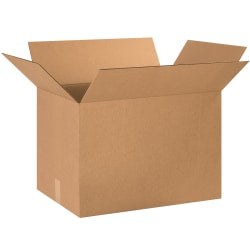 Partners Brand Corrugated Boxes, 24in x 16in x 16in, Kraft, Pack Of 10