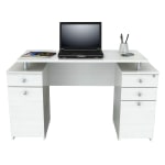 Inval Laura 50inW Standard Computer Desk, Washed Oak