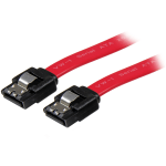 StarTech.com 24in Latching SATA Cable - M/M - Serial ATA / SAS cable - Serial ATA 150/300 - 7 pin Serial ATA - 7 pin Serial ATA - 61 cm - SATA hard drive cable, with latching SATA connectors, for securely fastened hard drive installations.