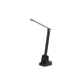 Adesso Simplee Cody AdessoCharge LED Desk Lamp, 24-1/2inH, Black