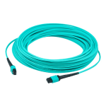 AddOn 30m MPO OM4 Aqua Patch Cable - Patch cable - MPO multi-mode (F) to MPO multi-mode (F) - 30 m - fiber optic - simplex - 50 / 125 micron - OM4 - halogen-free - aqua