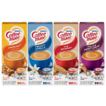 Nestle Coffee-mate Liquid Creamer, Original/French Vanilla/Italian Sweet Creme/Hazelnut Flavor Variety Pack, 0.37 Oz Single Serve x 200