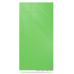 Ghent Aria Low-Profile Magnetic Glass Whiteboard, 72in x 36in, Green