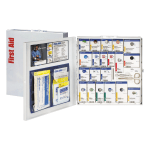 First Aid Only ANSI 2015 SmartCompliance 50-Person First Aid Kit, 14-1/8inH x 3-1/8inW x 13-1/4inD