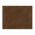 So-Mine Vinyl Touch Of Class Chair Mat, 38in x 48in, Brown