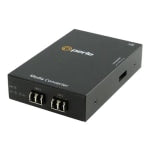 Perle S-100MM-S2LC80 - Media converter - 100Mb LAN - 100Base-FX, 100Base-ZX - LC multi-mode / LC single-mode - up to 49.7 miles - 1310 nm / 1550 nm