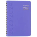 2023-2024 AT-A-GLANCE Contemporary Academic Weekly/Monthly Planner, 5in x 8in, Purple, July 2023 To June 2024, 70101X18