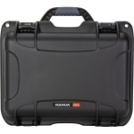 Nanuk 915 Hard Case - Internal Dimensions: 13.80in Length x 9.30in Width x 6.20in Height - External Dimensions: 15.8in Length x 12.1in Width x 6.8in Height - 17 lb - 3.43 gal - Latch Closure - Rugged - Resin - Black