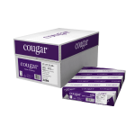 Cougar Digital Printing Paper, Ledger Size (11in x 17in), 98 (U.S.) Brightness, 100 Lb Cover (270 gsm), FSC Certified, 250 Sheets Per Ream, Case Of 3 Reams