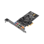 Creative Sound Blaster Audigy Fx - Sound card - 24-bit - 192 kHz - 106 dB SNR - 5.1 - PCIe