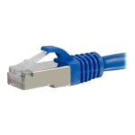 C2G 6ft Cat6 Ethernet Cable - Snagless Shielded (STP) - Blue - Category 6 for Network Device - RJ-45 Male - RJ-45 Male - Shielded - 6ft - Blue