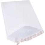 Partners Brand White Self-Seal Bubble Mailers, #6, 12 1/2in x 19in, Pack Of 25