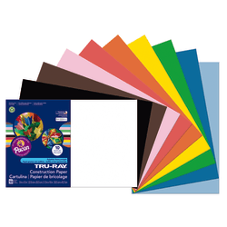 Prang Construction Paper, 9in x 12in, Blue, Pack Of 50