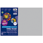 Tru-Ray Construction Paper, 50% Recycled, 12in x 18in, Gray, Pack Of 50