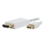 Comprehensive - Adapter cable - Mini DisplayPort male to HDMI male - 15 ft - snow white